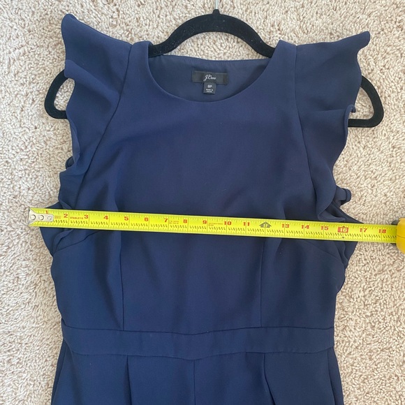 J. Crew Sleeveless Ruffle 365 Crepe Jumpsuit - Picture 16 of 16